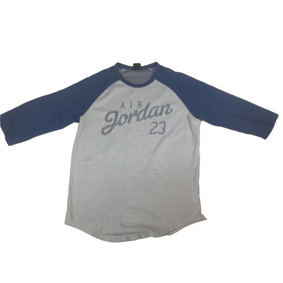 Air Jordan Other - Air Jordan Grey Raglan Shirt Logo size L